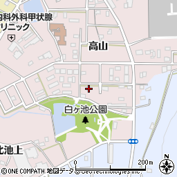 愛知県豊橋市飯村町高山43-5周辺の地図