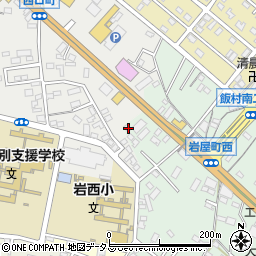 愛知県豊橋市岩屋町岩屋下109-3周辺の地図