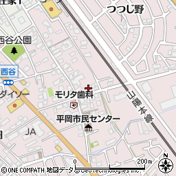 兵庫県加古川市平岡町西谷112周辺の地図