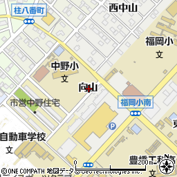 愛知県豊橋市橋良町向山周辺の地図