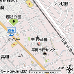 兵庫県加古川市平岡町西谷154周辺の地図