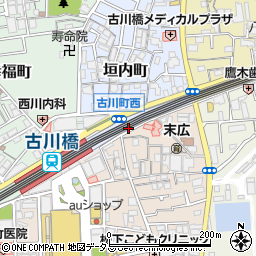 ドトールコーヒーショップ 京阪古川橋店周辺の地図