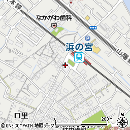 ファミリーマート浜の宮駅前店周辺の地図