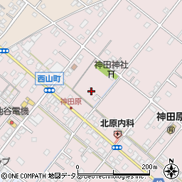 静岡県浜松市中央区西山町2163周辺の地図