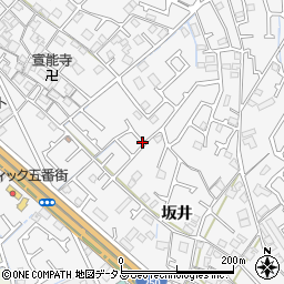 兵庫県加古川市野口町坂井周辺の地図