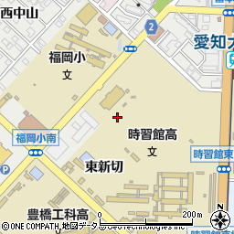 愛知県豊橋市橋良町寿庵周辺の地図