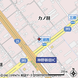 愛知県豊橋市神野新田町ワノ割84周辺の地図