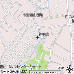 静岡県浜松市中央区西山町832周辺の地図