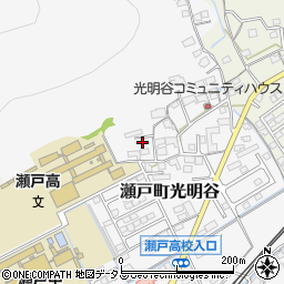 岡山県岡山市東区瀬戸町光明谷342周辺の地図