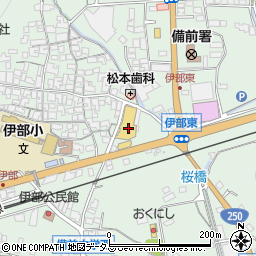 中国銀行マルナカ備前店 ＡＴＭ周辺の地図