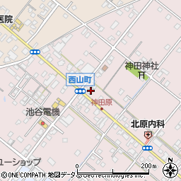 静岡県浜松市中央区西山町2195周辺の地図
