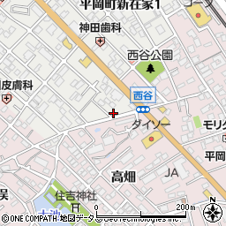 兵庫県加古川市平岡町新在家43-1周辺の地図