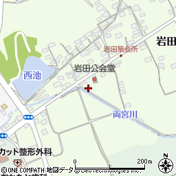岡山県赤磐市岩田147周辺の地図