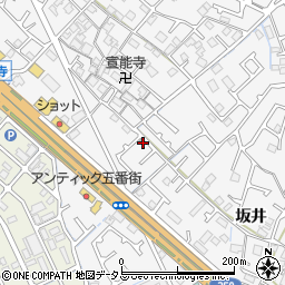 加古川野口坂井簡易郵便局周辺の地図