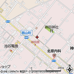 静岡県浜松市中央区西山町2164周辺の地図