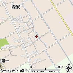 兵庫県加古郡稲美町森安449周辺の地図