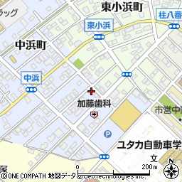 愛知県豊橋市中浜町175周辺の地図