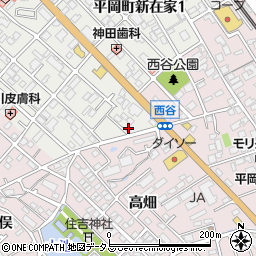 兵庫県加古川市平岡町新在家43-9周辺の地図