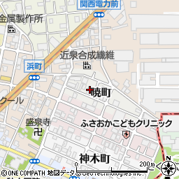 大阪府守口市暁町5周辺の地図