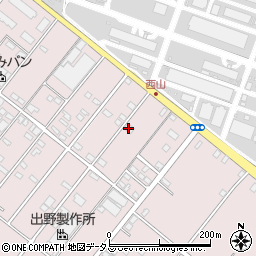 静岡県浜松市中央区西山町142周辺の地図