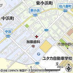 愛知県豊橋市中浜町177周辺の地図