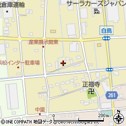 静岡県浜松市中央区白鳥町127周辺の地図
