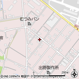 静岡県浜松市中央区西山町108周辺の地図