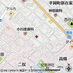 兵庫県加古川市平岡町新在家60周辺の地図