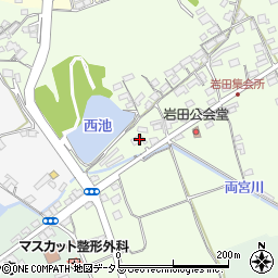岡山県赤磐市岩田96周辺の地図
