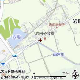 岡山県赤磐市岩田106周辺の地図