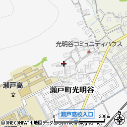 岡山県岡山市東区瀬戸町光明谷341周辺の地図