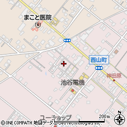静岡県浜松市中央区西山町2313周辺の地図