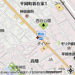兵庫県加古川市平岡町新在家40周辺の地図