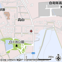 愛知県豊橋市飯村町高山60周辺の地図