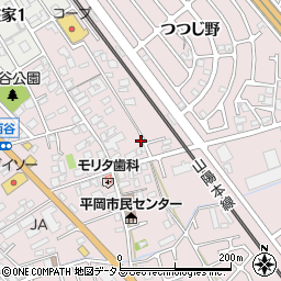 兵庫県加古川市平岡町西谷107周辺の地図