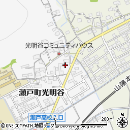 岡山県岡山市東区瀬戸町光明谷251周辺の地図