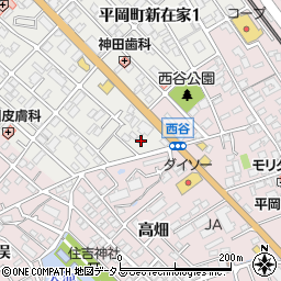 兵庫県加古川市平岡町新在家43-4周辺の地図