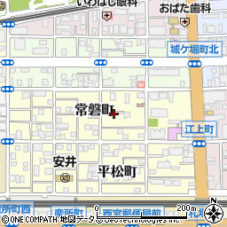 兵庫県西宮市常磐町周辺の地図