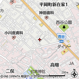兵庫県加古川市平岡町新在家66周辺の地図