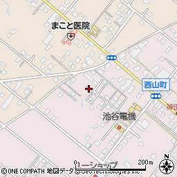 静岡県浜松市中央区西山町2312周辺の地図