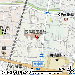 四條畷市市民総合センター周辺の地図