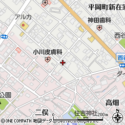 兵庫県加古川市平岡町新在家59周辺の地図