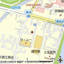 兵庫県赤穂市中広周辺の地図