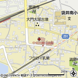 袋井市袋井南コミュニティセンター周辺の地図