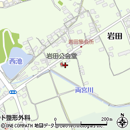 岡山県赤磐市岩田124周辺の地図