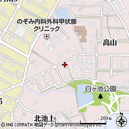 愛知県豊橋市飯村町高山27周辺の地図