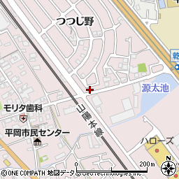 兵庫県加古川市平岡町つつじ野1-310周辺の地図