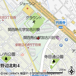 関西熱化学加古川社宅周辺の地図