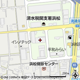 松岡紙業株式会社　浜松東営業所周辺の地図