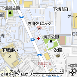 朝日新聞サービスアンカー潮江周辺の地図